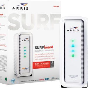 ARRIS - SURFboard 16 x 4 DOCSIS 3.0 Cable Modem - White